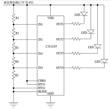 一款CN1185应用电路图
