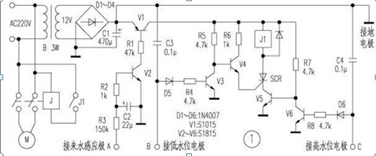 自动增压水泵设计方案电路图