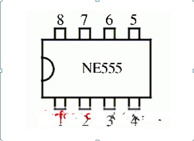 NE555时基集成实验电路图