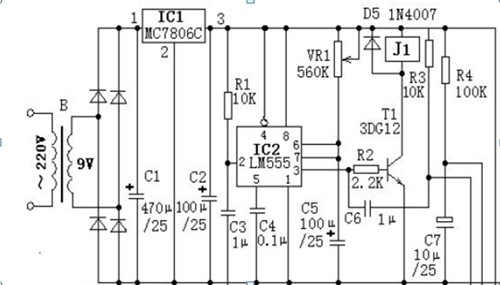 定时控制器电路图