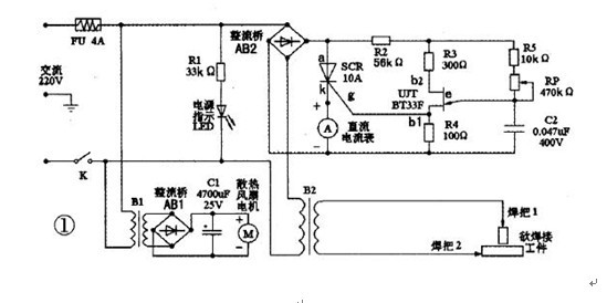 一款利用电能转变为内能的电饭煲功率自动调节器原理电路图